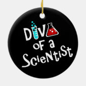 Keramik "DIVA of a Scientist" Ornament (Hinten)