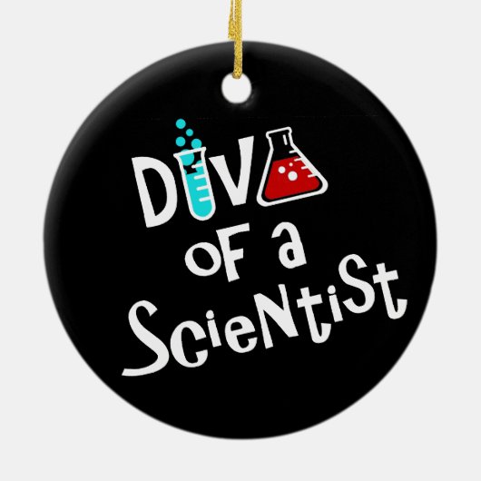Keramik "DIVA of a Scientist" Ornament (Hinten)