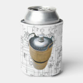 Keramik Dosenkühler (Kanne Vorderseite)