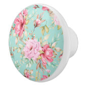 Keramik-Drehknopf für Blumenmuster Keramikknauf (Rechts)