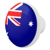 Keramik Drehknopf mit australischer Flagge Keramikknauf (Rechts)