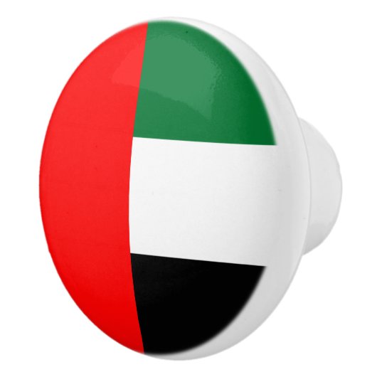 Keramik-Drehknopf mit Flagge der VAE Keramikknauf (Rechts)