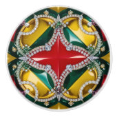 Keramik Drehknopf mit Los Angeles Colors Keramikknauf (Vorderseite)