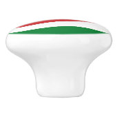 Keramik-Drehknopf mit Seychellen-Farben ziehen Keramikknauf (Seitenansicht)