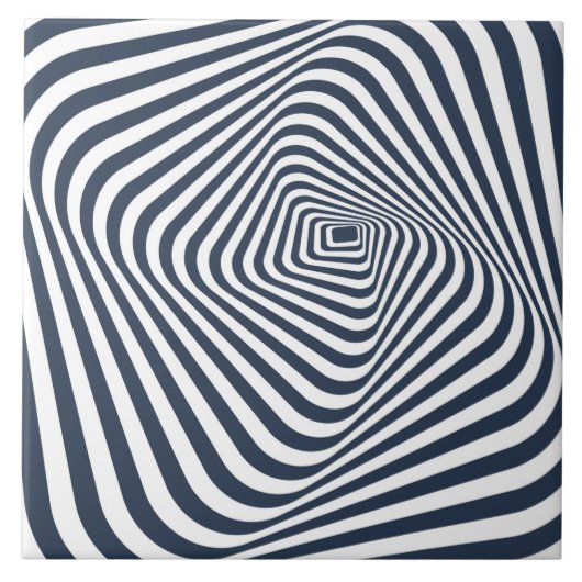 Keramik - Durch den Tunnel Moderne Abstrakt Fliese (Vorderseite)