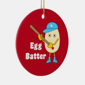 Keramik Ei Batter Egghead Ornament (Rechts)