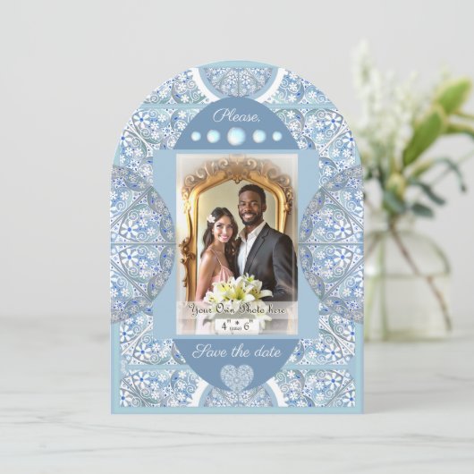 Keramik Einladung (Stehend Vorderseite)