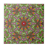 Keramik Evergreen & Purples Fliese (Vorderseite)