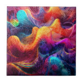 Keramik extravaganter Wirbel Fliese (Vorderseite)