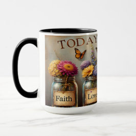 Keramik Farbe Tasse, Heute habe ich... Tasse