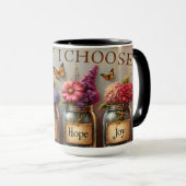 Keramik Farbe Tasse, Heute habe ich... Tasse (VorderseiteRechts)