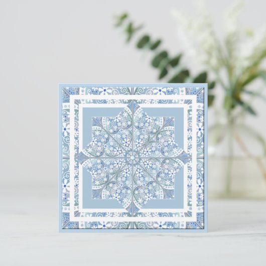 Keramik Feiertagskarte (Stehend Vorderseite)