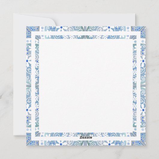 Keramik Feiertagskarte (Rückseite)