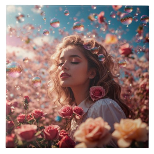 Keramik Fliese (Vorderseite)