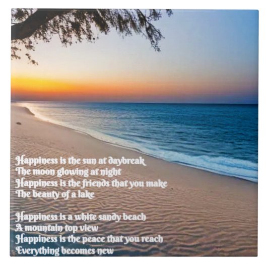 Keramik Fliese (Vorderseite)