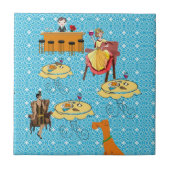 Keramik Fliese (Vorderseite)