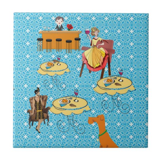 Keramik Fliese (Vorderseite)