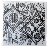 Keramik Fliese (Vorderseite)