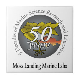 Keramik-Fliese (4,25" x 4,25"): Ich/Phycol Logo Fliese