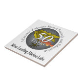 Keramik-Fliese (4,25" x 4,25"): Ich/Phycol Logo Fliese (Seite)