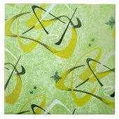 Keramik-Fliese: BUMERANG 2 - ZITRONENGELB Fliese (Vorderseite)