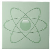 Keramik-Fliese DIE ATOMfünfziger jahre Retro Fliese (Vorderseite)