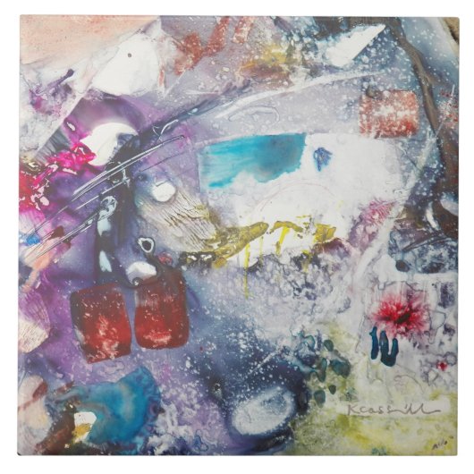 Keramik-Fliese Kays Cassill: "Fischrogen " Fliese (Vorderseite)