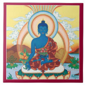 KERAMIK-FLIESE Medizin Buddha - der heilende Fliese (Vorderseite)