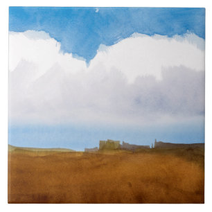 Keramik-Fliese "Studie Marilyn Holmes der Wolken " Fliese