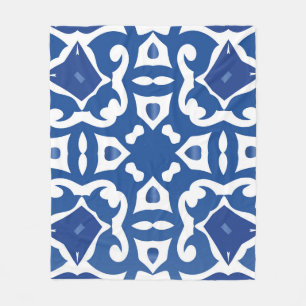 Keramik Fliesen azulejo portugal. Vintag Fleecedecke