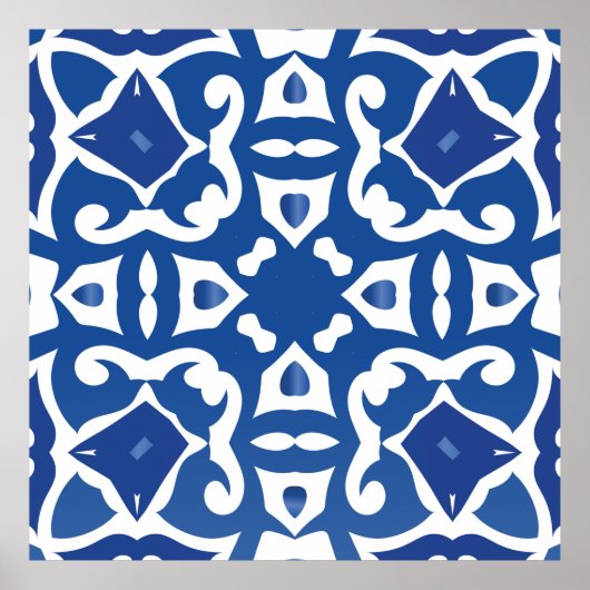 Keramik Fliesen azulejo portugal. Vintag Poster (Vorne)