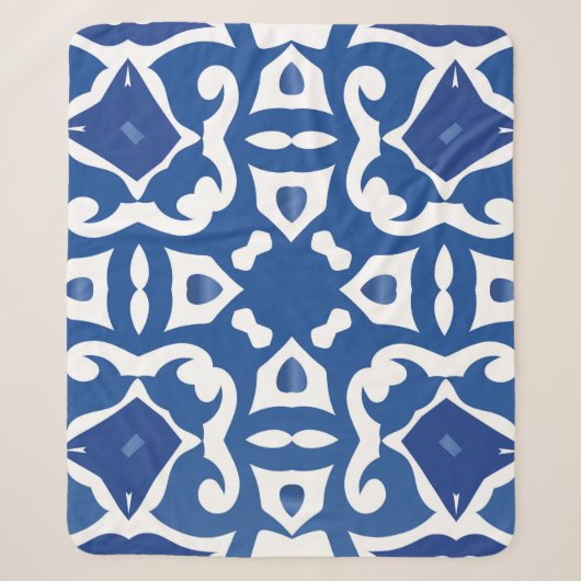 Keramik Fliesen azulejo portugal. Vintag Sherpadecke (Vorderseite)
