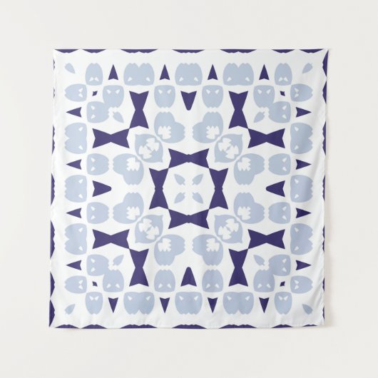 Keramik Fliesen azulejo portugal. Vintag Wandteppich (Vorderseite)