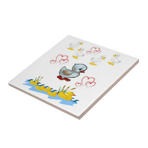 Keramik-Fliesen-Ente Fliese