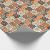 Keramik Fliesen Schmuck: abstrakte Muster. Geschenkpapier (Ecke)