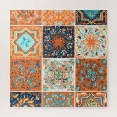 Keramik Fliesen Schmuck: abstrakte Muster. Puzzle (Horizontal)