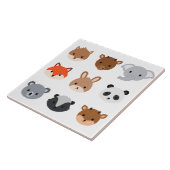 Keramik-Fliesen - Tierköpfe für Kleinkinder Fliese (Seite)