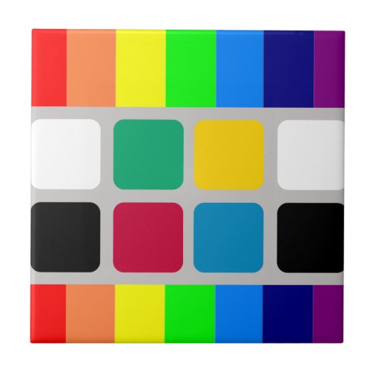 Keramik Fliesenfarben Fliese (Vorderseite)