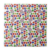 Keramik Fliesenfarben Fliese (Vorderseite)