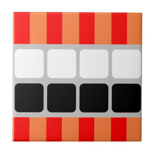 Keramik Fliesenfarben Fliese (Vorderseite)