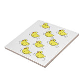 Keramik Fliesenfarben Gelbe Enten Fliese (Seite)