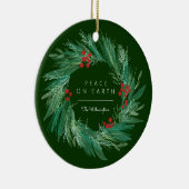 Keramik Friedliche Kranz Ornament (Rechts)