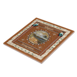 Keramik für Alligator-Integration Fliese