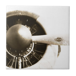 Keramik für antike Kampfflugzeuge Fliese