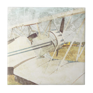 Keramik für antike Kampfflugzeuge Fliese