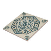 Keramik für blaue und cremegeometrische Muster Fliese (Seite)