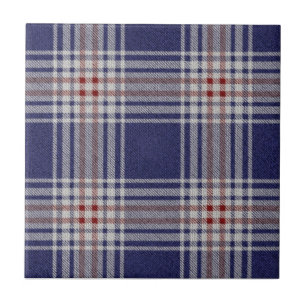 Keramik für blaues Stoffmuster Fliese