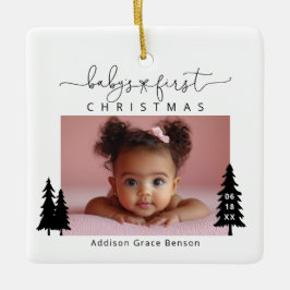 Keramik für das 1. Weihnachtsfest des Babys Keramikornament