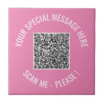 Keramik für den benutzerdefinierten QR-Code Wählen Fliese<br><div class="desc">Benutzerdefinierte Farben und Schriftart - Personalisierte Tiles mit Ihrer QR Code Scan Info und Custom Text Modern Tile / Gift - Add your QR Code - Image - Foto oder Logo / und Text - Name oder andere Infos / more - Resize and Move or Remove / Add Elements -...</div>