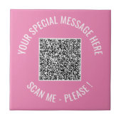 Keramik für den benutzerdefinierten QR-Code Wählen Fliese (Vorderseite)